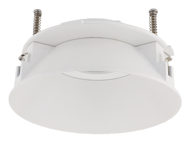 ELCO Lighting ELK408W Pex 4 Inches Round Trimless Smooth Reflector Trim White Finish