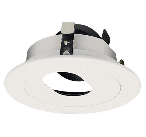 ELCO Lighting ELK4120W Pex™ 4 Inch Round Rotatable Slot Die-cast Aperture Trim with twist-&-lock system - BuyRite Electric