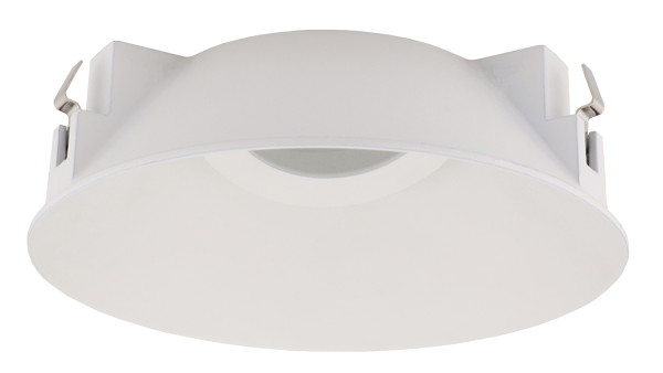 ELCO Lighting ELK415W Pex 4 Inches Round Trimless Adjustable Smooth Reflector Trim White Finish