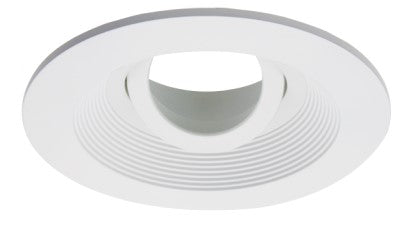 Elco Lighting ELK4713W LED Unique 4 Inch Round Baffle for Koto Module All White Finish
