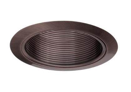 ELCO Lighting ELM30BZ 6 Inch Metal Step Baffle Trim All Bronze Finish