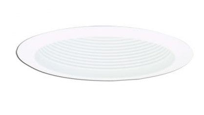 ELCO Lighting ELM320W 6 Inch Open Top Cone Baffle with Torsion Springs Trim All White Finish