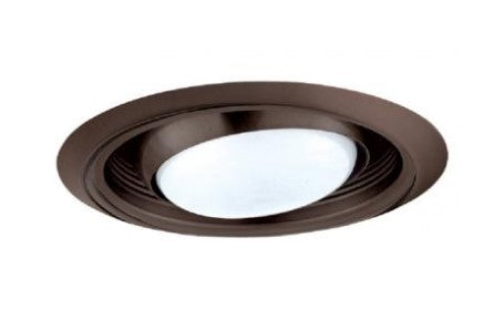ELCO Lighting ELM38BZ 6 Inches Regressed Eyeball with Baffle Trim Bronze Finish