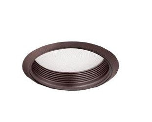 ELCO Lighting ELM42BZ 6 Inch Baffle with Regressed Alabalite Lens Trim Bronze Finish