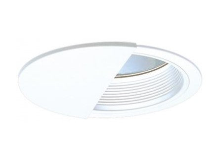 ELCO Lighting ELM45W Metal Baffle Wall Wash Trim All White Finish