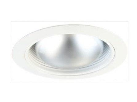 ELCO Lighting ELM530W 5 Inches Metal Stepped Baffle with Coil Springs Trim White Finish