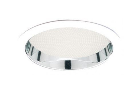 ELCO Lighting ELS42W 6 Inches Reflector with Regressed Albalite Lens Trim All White Finish