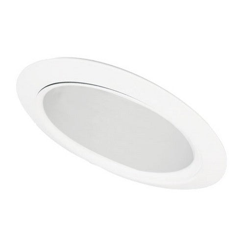 ELCO Lighting ELS531KC 5" Sloped Adjustable Reflector with Socket Bracket Trim Clear with White Ring