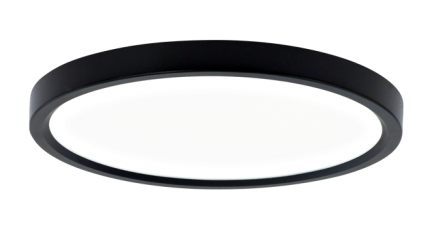 Elco Lighting ELSP63CT5B 6" Round Sky Panel™, Lumens 900 lm, Color Temperature 2700K-5000K, All Black