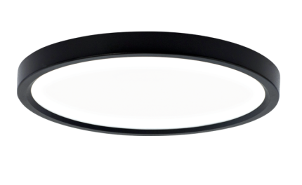 Elco Lighting ELSP83DXCT3B 8" Round 0-10V Sky Panel™, Lumens 1400 lm, Color Temperature 3000K, 3500K, 4000K, All Black