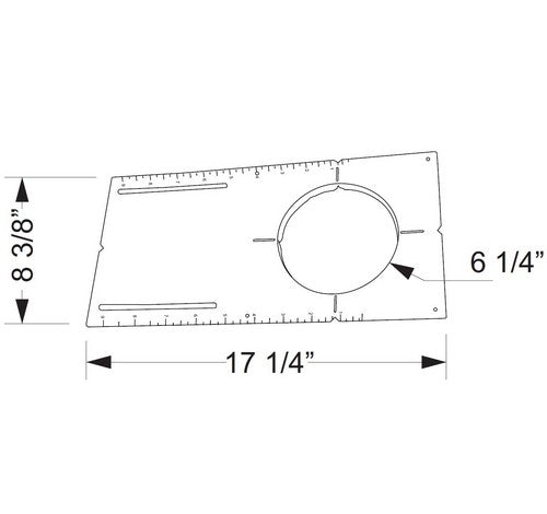 ELCO Lighting EMP6 6" New Construction Round Mounting Plate