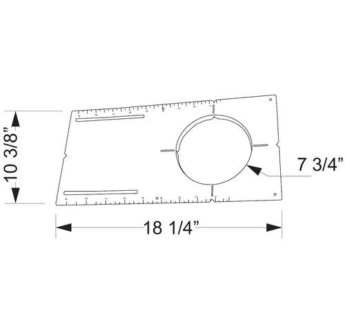 ELCO Lighting EMP8 8" New Construction Round Mounting Plate