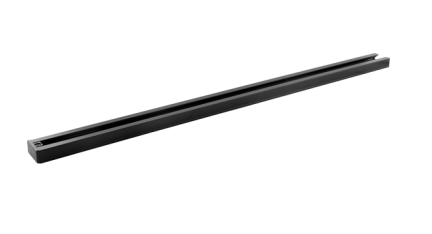Elco Lighting EP002B 2' (24 1/8") Single Circuit Track, All Black
