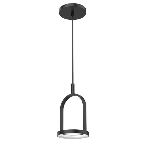 Kuzco Lighting EP17805-BK Trek LED Pendant 5 Inch 8W Light Black Finish