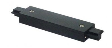 Elco Lighting EP2003B Mini-Track Straight Connector Track Accessory, All Black Finish