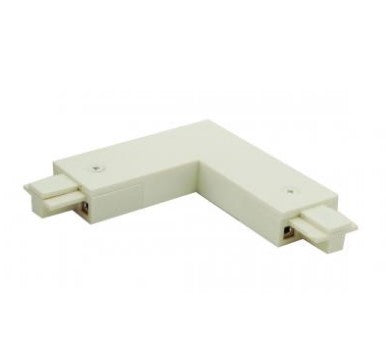 ELCO Lighting EP2004W Mini-Track "L" Connector Track Accessory All White Finish