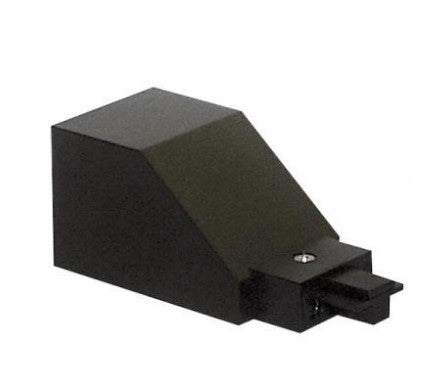 ELCO Lighting EP2007B Mini-Track Conduit Connector Track Accessory All Black Finish