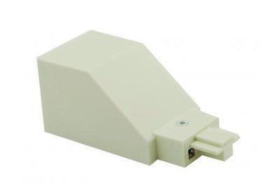 ELCO Lighting EP2007W Mini-Track Conduit Connector Track Accessory All White Finish
