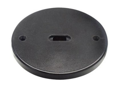 Elco Lighting EP2009B Mini-Track Round Monopoint Track Accessory, All Black Finish