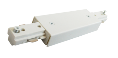 Elco Lighting EP803W Straight Connector Track Accessory, All White
