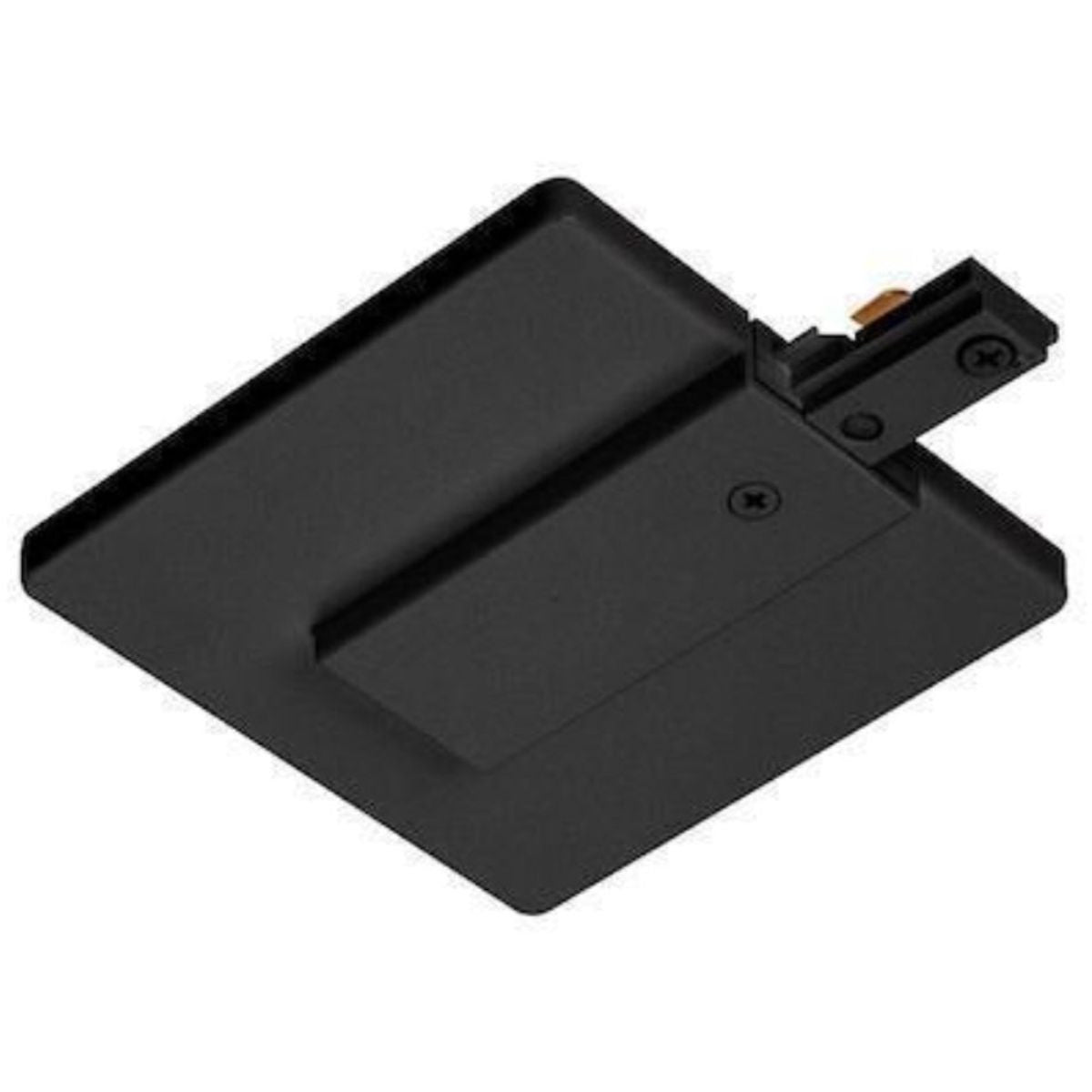 Elco Lighting EP810B End Feed Kit Track Accessory, All Black