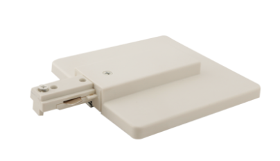 Elco Lighting EP810W End Feed Kit Track Accessory, All White