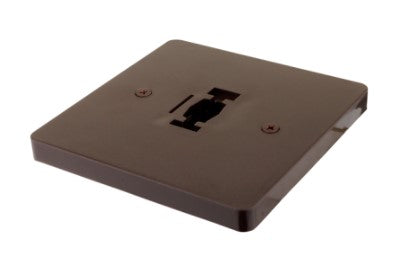 Elco Lighting EP811BZ Monopoint Canopy Track Accessory, All Bronze Finish