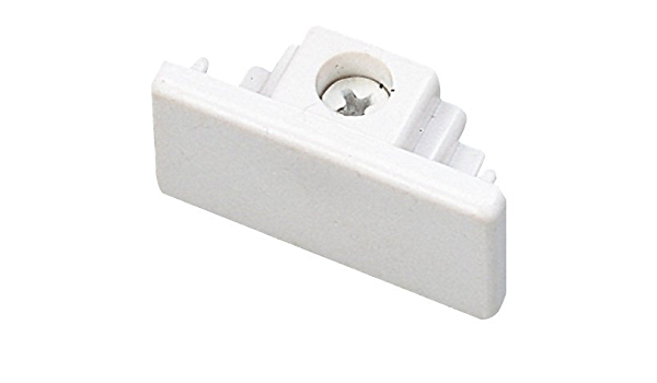 Elco Lighting EP812N Dead End Track Accessory, All Nickel