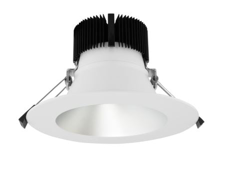 ELCO Lighting ERT685CT5DHW 6 Inch LED High Lumen Round Reflector Insert with 5-CCT Switch & 5-Lumen Switch Haze with White Ring Finish