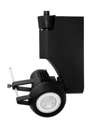Elco Lighting ET1673B Line Voltage Decorative Gimbal Track Fixture, All Black Finish