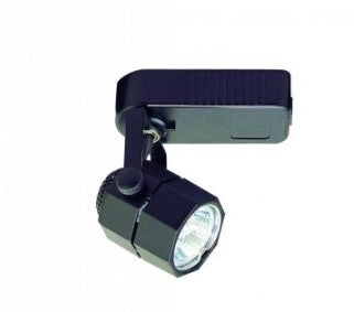 Elco Lighting ET169B Electronic Low Voltage Mini Octagon Track Fixture, Black Finish