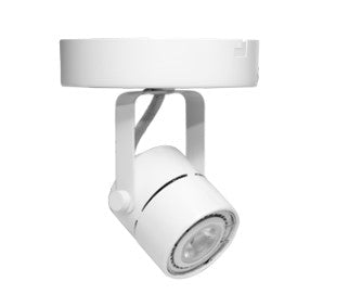 Elco Lighting ET1728W Line Voltage GU10 Monopoint Fixture, All White Finish
