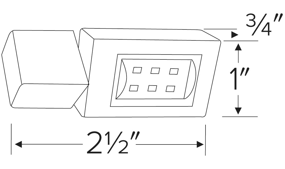 Elco Lighting ET2193W Miniature LED Mini Track Fixtures, Color Temperature 3000K, Lumens 120lm, All White