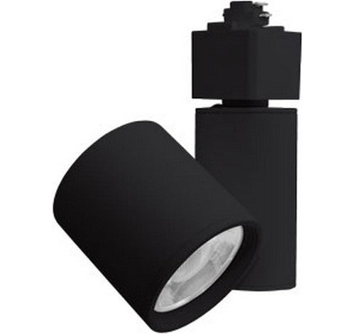 ELCO Lighting ET61930DB Gordian Modern Black LED Small Home Track Lighting Head 120V - BuyRite Electric