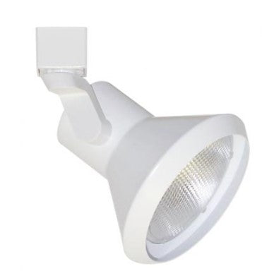 Elco Lighting ET658W 120V Line Voltage Solid PAR Classic Track Fixture, All White Finish