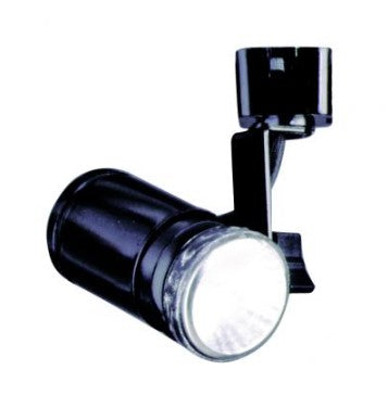 Elco Lighting ET690B 120V Line Voltage Mini Universal Track Fixture, All Black Finish
