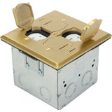Orbit Adjustable Floor Box Flip Type With 2 Duplex Receptacles 125V AC
