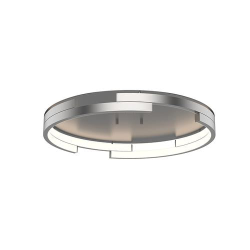 Kuzco Lighting FM52719-BN LED 19 Inch Anello Minor Flush Mount Ceiling Light Brushed Nickel Finish