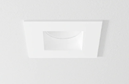 DMF Lighting H3TSSWH 3" H-Series Square Trim, White Finish