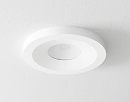 DMF Lighting H4TRFWH 4" H-Series Flush Trim Surface Mount, White Finish