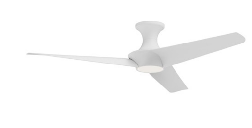 Alora Lighting HF523056WH Emiko 56 Inches Wide 3 Blade Ceiling Hugger Fan with Light Kit, White Finish