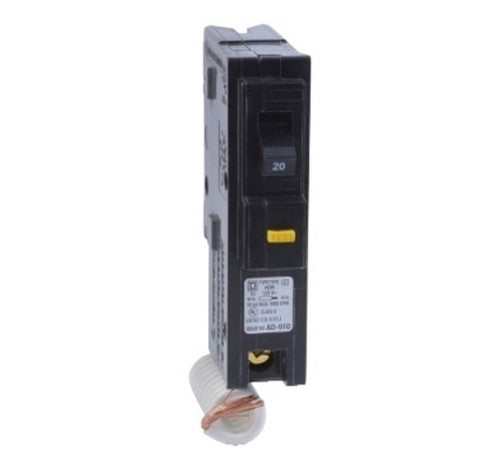 Square D HOM120GFI Homeline™ One-Pole 20 Amp Ground Fault Miniature Circuit Breaker Plug-On Mount 120V - BuyRite Electric