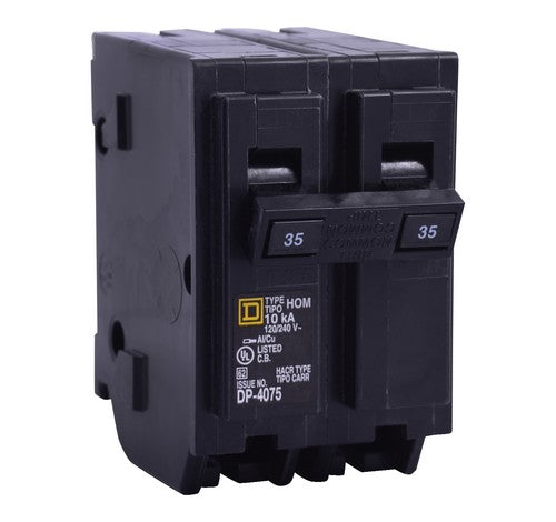 Square D HOM235 35 Amp Plug-On Two-Pole Circuit Breaker 10KA 120/240 VAC - BuyRite Electric