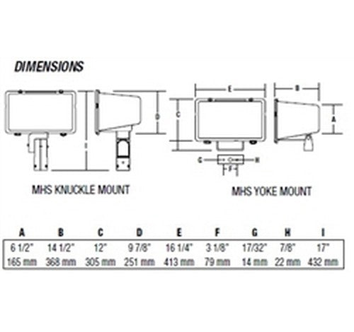Hubbell Outdoor Lighting MHS-Y-30L4-5K-W-BZ-PC4 71W Bronze Finish Miniliter LED Floodlight with Photocontrol,277V,5000K- BuyRite Electric