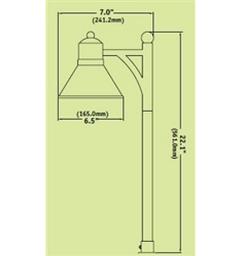 Hubbell Outdoor Lighting RD-AB 1.5W Antique Bronze Finish LED Reidville Lightscraper Landscape Light- BuyRite Electric