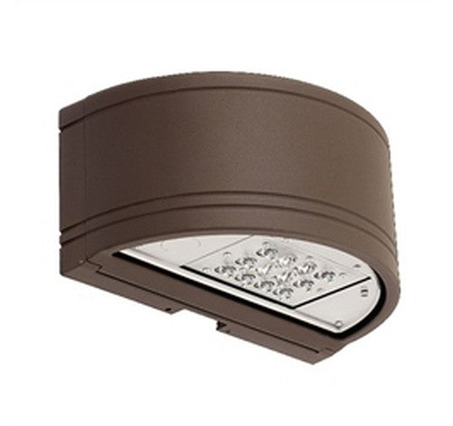 Hubbell Outdoor Lighting RDI1-12L-30-4K7-4-U-DB Dark Bronze Finish 30W Outdoor Round LED Wallpack, 12 LEDs, 4000K, 70 CRI, Type IV Distribution,  2789 Lumens,120-277V - BuyRite Electric