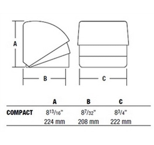 Hubbell Outdoor Wallpack WGC-70H 70W Bronze Finish Pulse Start Full Cutoff Perimeter Wallpack, Lamp Included- BuyRite Electric