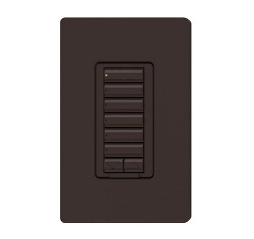 Lutron RRD-W6BRL-BR Radio RA2 Wall-Mount Brown Keypad Dimmer 120V - BuyRite Electric