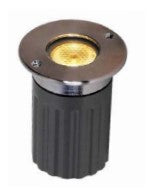 Core Lighting IG101-WW-SS-24V In-Grade LED Round Color Temperature 3000K Stainless Steel Finish Voltage 24V DC
