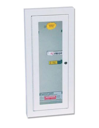 Kidde KF7022B Fire Extinguisher 10 lb Semi-Recessed Mount Cabinet w/Lock